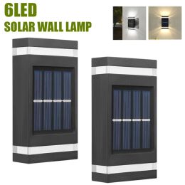 Decorations Solar Wall Lamp Outdoor Waterproof Solar Powered Light UP and Down Illuminate Home Garden Yard Decoration Outside Sunlights