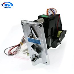 Games JY100 Coin Acceptor Single Token Selector Mechanism Crane Claw Vending Machine Pinball Parts Neo Geo Arcade Slot Game