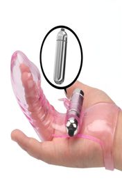 Finger Sleeve Vibrator G Spot Massage Clit Stimulate Female Masturbator Sex Toys for Women Sex Shop Adult Products Finger Vibrator2484451