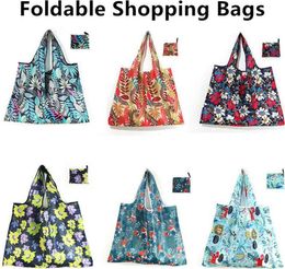 Large Size Foldable Shopping Bags Oxford Cloth Home Storage Bag Reusable EcoFriendly Folding Bag Grocery Bags Multifunction3338556