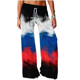 Women's Pants Capris Spring Tie-dye Pants Summer Pants Fashion Women Casual Loose Strtwear Trousers Women Y2K Pants Trendy Creative Clothes Y240429