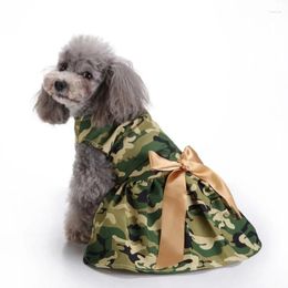 Dog Apparel Summer Fashion Pet Cat Skirt Camouflage Dress For Small Dogs Puppy Clothes Girl Chihuahua