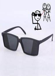 Anti Tracking Rearview Glasses See Behind Spy Sunglasses Shades With Mirror On Side Ends Costume For Adult3100415