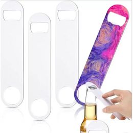 Openers Diy Sublimation Opener Blank White Sier Beer Bottle Heat Transfer Printing Corkscrew Gift For Christmas Drop Delivery Home G Dhd87