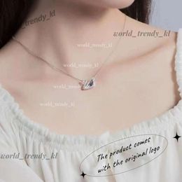 Designer Swarovskis Necklace Jewellery Necklace Jumping Heart Swan Necklace Female Element Crystal Smart Clavicle Chain 597