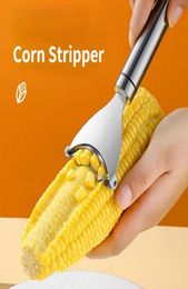 Stainless Steel Corn Stripper Corns Tools Threshing Corn Thresher Peeler Kerneler Fruit Vegetable Kitchen Gadgets C0622x28118908