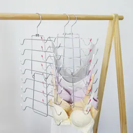 Hangers Folding Hanger For Clothes 8 Tier Tank Top Bra Space Saving Closet Organiser Easy Access Space-saving