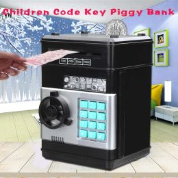 Toys Electronic Password Money Box Code Key Lock Piggy Bank Automatic Coins Cash Saving Money Box Counter Mini Safe Box Child Gift