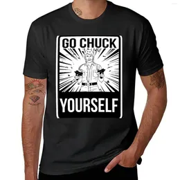 Men's Tank Tops Chuck T-Shirt Funny T Shirt Oversized Aesthetic Clothing Shirts Mens Plain