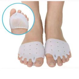 Accessories Silicone Forefoot Pads Toe Separator Cushion Pad Pain Relief Shoes Insoles Finger Toe Hallux Valgus Corrector Gel Pads Foot Care