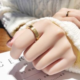 Fashion stands for high quality rings cartter couples simple and generous ring womens fashion with Original logo cartter