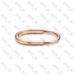 tiffanyjewelry Designer Charm Bracelets High Quality Trend Brand Luxury Jewellery Bangles for Women Classics Geometric Zircon Lock Rose Gold 295