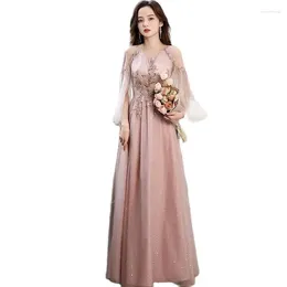 Party Dresses High-End Evening Dress Skirt 2024 Banquet 18-Year-Old Adult Ceremony Elegant Temperament Host Female Long Section