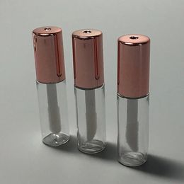 50pcs/Lot 1.2ml Lip Glaze Tube Trial Vials Small Sample Bottles Mini Empty Cosmetic Tube Lip Gloss Colour Lip Oil Separate Bottle 240418