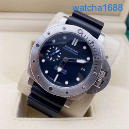 Brand Wrist Watch Panerai Submersible Series Automatic Mechanical Mens Watch 42mm Diameter Business Leisure Watch PAM00973