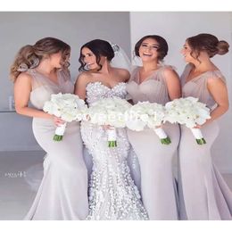 Mermaid Bridesmaid Tiulle Sier Grey Sukies