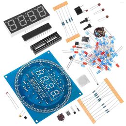 Clocks Accessories LED Electronic Kit Alarm Clock Large Digital DIY For Bedrooms Single Chip Microcomputer