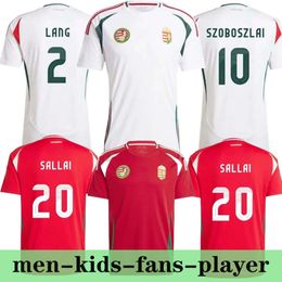 Cup Hungary Soccer Europe Jersey 2024 SZOBOSZLAI GAZDAG NAGY ATTILA KERKEZ NEGO ROLAND Football Shirt National Team 24 25 Home Away Men Kids Kit Fans Player