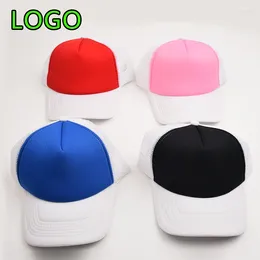 Ball Caps Print Logo Adjustable Stitching Colour Baseball Cap Outdoor Unisex Snapback Trucker Men Women Breathable Hip Hop Dad Hat