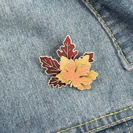 Brooches Cartoon Fun Plants Leaves Enamel Pins Alloy Badges Clothes Bags Accessories Women Jewelry Gifts For Friends