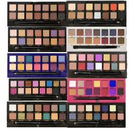 Makeup Perfect Eye Shadow Professional Classic Pink Yellow Black Green Purple Box Matte palette6742633