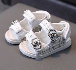 2024 Summer Lightweight and Comfortable Sandals for Boys and Girls, High Quality Baby Water Diamond Beach Shoes, Anti slip Walking Shoes