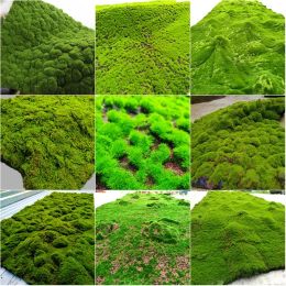 Decorations Artificial Turf Moss Grassland Fake Grass Lawn Carpet Artificial Turf Outdoor Grass Mat Moss Carpet Outdoor Garden Decorations