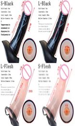 Nxy Dildos Hollow Strap on Dildo Realistic Sl Size Harness Sucti Cup Penis Artificial Sex Toys for Women Men Lesbian 12218017584