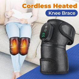 3 in 1 Heating Pad Shoulder Knee Elbow Brace for Arthritis Joint Pain Relief Temperature Massage Promote Blood Circulation Band 240424