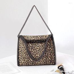 Bag 2024 Luxury Design Leopard Print Shoulder Commute Serpentine Handbag Three-chain Portable Women's Large Business Green