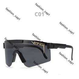 Pit Vipers Pitvipers New Original Pit Vipper Sport Google TR90 Polarised Sunglasses for Men Women Outdoor Windproof Eyewear 100% UV Mirrored Lens Gift Pit Vioers 419