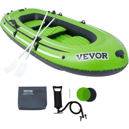 Inflatable Boat 5Person Fishing Strong PVC Portable Raft Kayak 456 Aluminium Oars Rod Holders 240425