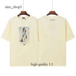 Kith Shirt Mens Design T-Shirt Spring Summer 3Color Tees Vacation Short Sleeve Casual Letters Printing Tops Size Range S-Xxl 506