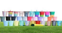 24 oz Personalized Tumblers Mug Iridescent Bling Rainbow Unicorn Studded Cold Cup Tumbler coffee mugs with straw and Lid4095997