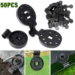 Accessories 50PCS Sunshade Net Clip PE Garden Tools Greenhouse Shade Cloth Fix Clips Sunblock Plastic Grommet Fence Netting Hook Greenhouse