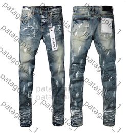 Purple Jeans Designe Men Pattern Printing High Quality Purple Brand Men with Tag Summer Hole Hight Quality Embroidery Purple Brand Jeans Mens Trousers 9820