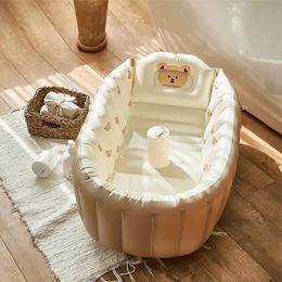 Home Inflatable Foldable Childrens Swimming Pool Bath Basin Children Inflatable Bathtub Baby Inflatable Bathtub Indoor Bathtub 240417