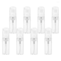 Storage Bottles 8 Pcs Transparent Foam Bottle Pump Travel Shampoo Soap Dispenser Size The Pet Foaming Toothpaste