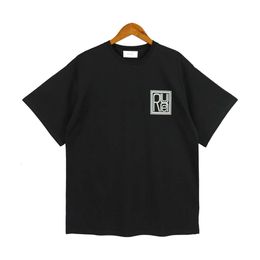 Rhude T-shirt Designer Tee Luxury Fashion Mens TShirts Brand Printed Trendy Short Sleeved Casual Versatile Loose T-shirt For Men And Women