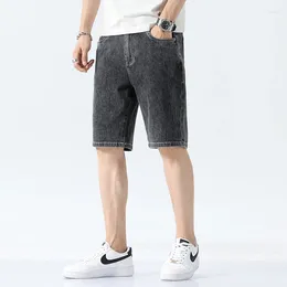 Men's Jeans 2024 Summer Loose Fit Korean Style Denim Shorts For Men Versatile And Simple