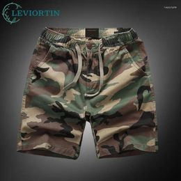 Men's Shorts Sport Cargo For Mem Summer Fashion Straight Half Length Pants Pure Cotton Military Style Camouflage Work Short