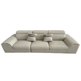 Home straight row minimalist soft cushion sofa, suitable for family apartments, living rooms, suites