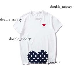 Play Shirts Commes Designer TEE Com Des Garcons PLAY HEART LOGO PRINT T-shirt TEE SIZE Commes Play T Shirt Polo EXTRA LARGE Blue Heart Unisex 392 781