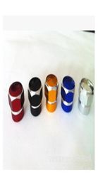 100 pieces lot Whole aluminium alloy Hexagon agate model Tyre Schrader valve multicolor American valve dust cap7391184