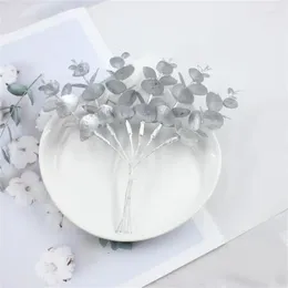 Decorative Flowers Teng Ring Simulation Flower Easy To Clean Christmas Decoration Plastic Soft The Touch