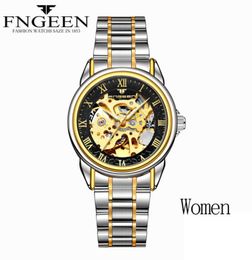 Women Watches Automatic Mechanical Ladies Watches Female Tourbillon Clock Gold Fashion Skeleton Watch Top Brand Wristwatch Relogio3761281