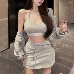 Skirts Autumn Skirt Casual Daily Female Holiday Regular Slight Stretch Solid Colour Spring Summer Vacation Women