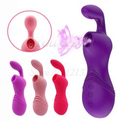 12 Speed Breathing Stimulating Massager USB Charging Suck Vibrator Nipple Clitoris Sucking Stimulator Orgasm Woman Sex Toys Y1818193563