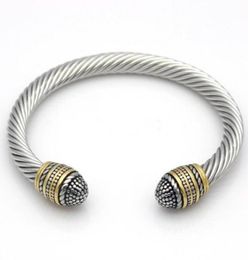 Fashion Men Women High Quality Metal Twisted Bracelet Bangles Glamour Party Prom Jewellery 2207162065414