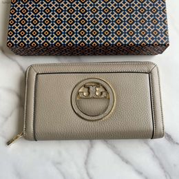 Brand Designer Discount Handbag Women's Bag Kira Grid Long Wallet purse genuine Leather Zipper Card mans wallets european purses for men s Women 3